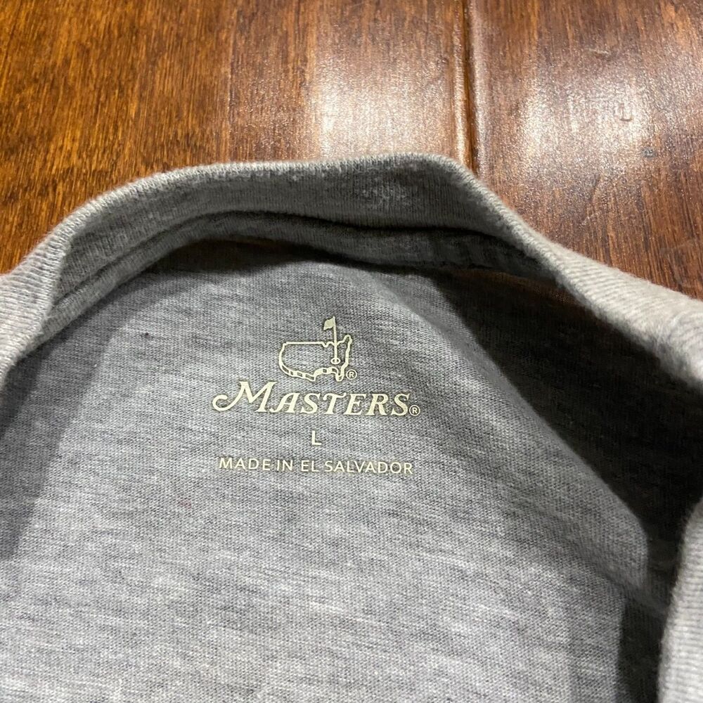 Masters Tournament Augusta National Golf Club Gray T-Shirt Men's Size Large - Picture 6 of 8